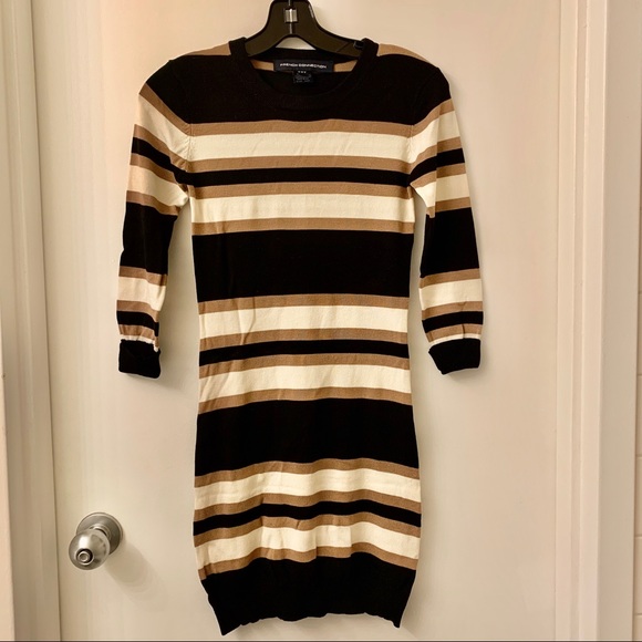 French Connection Real Jag Stripe Sweater Dress - Picture 2 of 5
